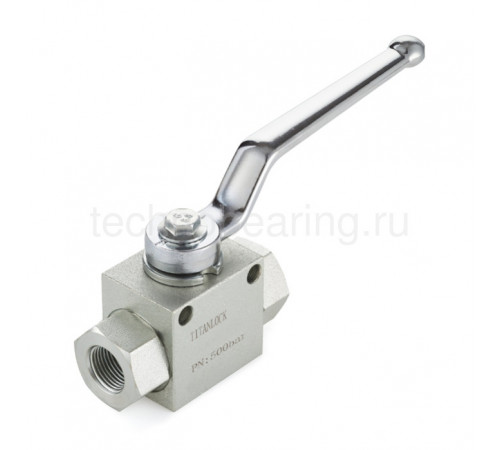 Гидравлический шаровой кран, 1", типа ВР-ВР, с креп. отв., сталь TLHYDV1F TITAN LOCK