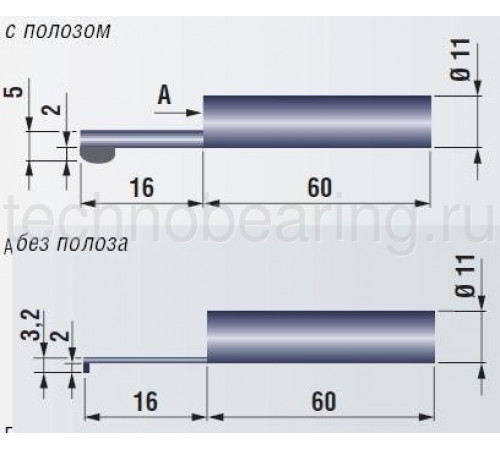 Измерительная головка SB60/10 с полозом и без полоза TESA
