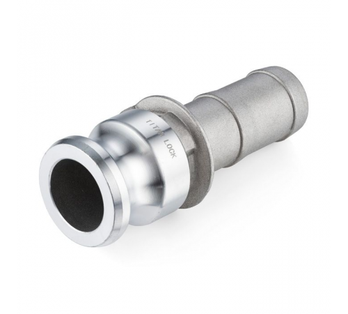 Камлок алюминиевый тип E серия "EcoLine", ниппель с хвостовиком 2 1/2", TL250EAL-EL TITAN LOCK