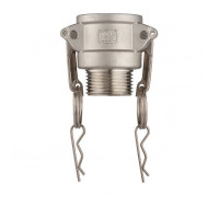 Камлок нержавеющий тип B розетка, наруж. резьба BSP 1 1/2", AISI304, TL150BSS TITAN LOCK