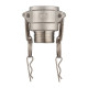 Камлок нержавеющий тип B розетка, наруж. резьба BSP 1 1/4", AISI304, TL125BSS TITAN LOCK