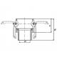 Камлок нержавеющий тип B розетка, наруж. резьба BSP 1 1/4", AISI304, TL125BSS TITAN LOCK