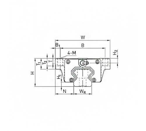 Каретка HCW20CCZAH (HGW20CCZAH) TECHNIX