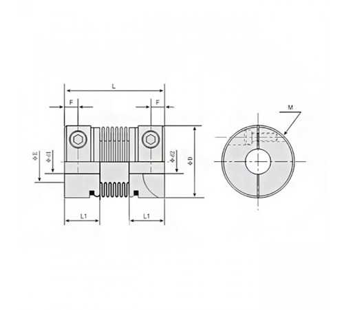 Муфта соединительная BC40-C ISKRA