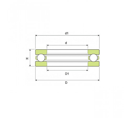 Подшипник 51209 (J9) ISB