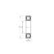 Подшипник 6005-2RS TECHNIX