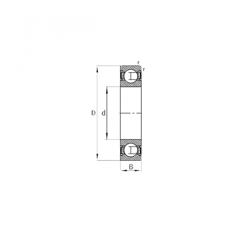 Подшипник 695-2RS ISB