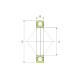 Подшипник QJ309-MA ISB