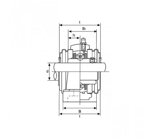 Подшипниковый узел UCP210 FKD