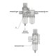 Блок подготовки воздуха AC 3010-02/30, 1/4"-3/8" 2000 л/мин, TLP-AC3010-02/03 TITAN LOCK