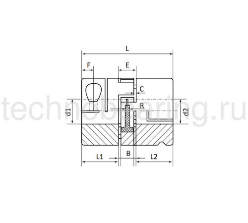 Муфта соединительная JC65-C TECHNIX
