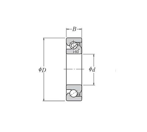 Подшипник 25TAC62CSUHPN7C NSK