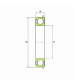Подшипник 6306-2ZNR SKF