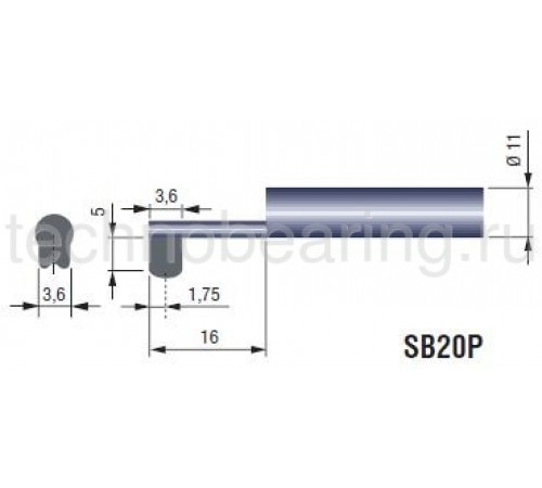 Измерительная головка SB20P для измерения в пазах TESA