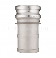 Камлок алюминиевый тип E серия "EcoLine", ниппель с хвостовиком 4", TL400EAL-EL TITAN LOCK