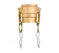 Камлок латунный тип D розетка, внутр. резьба BSP 1/2", TL50DBR TITAN LOCK