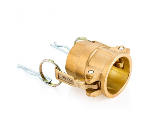 Камлок латунный тип D розетка, внутр. резьба BSP 1/2", TL50DBR TITAN LOCK
