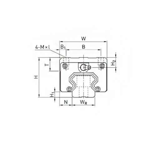 Каретка HCH35CAZAH (HGH35CAZAH) TECHNIX