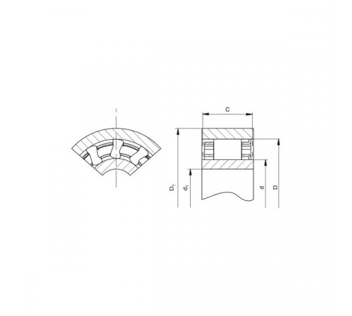 Обгонная муфта GP7969C(5C) (DC7969C(5C)) ISKRA