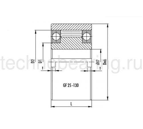 Обгонные муфты GF40 (NFR40) CTS