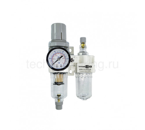 Блок подготовки воздуха AC 2010-02, 1/4" 500 л/мин, TLP-AC2010-02 TITAN LOCK