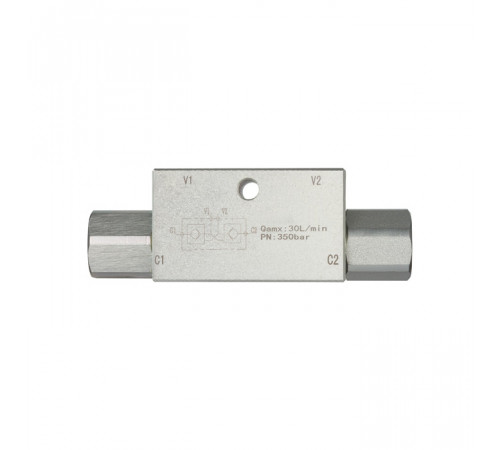Гидрозамок двусторонний, 1/2", BP/BP, сталь, TLDHL1/2FF TITAN LOCK