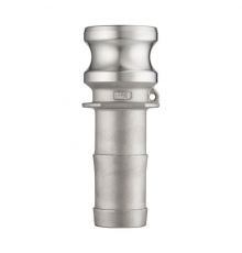 Камлок нержавеющий тип E, ниппель с хвостовиком 1 1/2", AISI304, TL150ESS TITAN LOCK