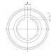 Обгонная муфта UKC20-2RS (CSK20P-2RS) ISKRA