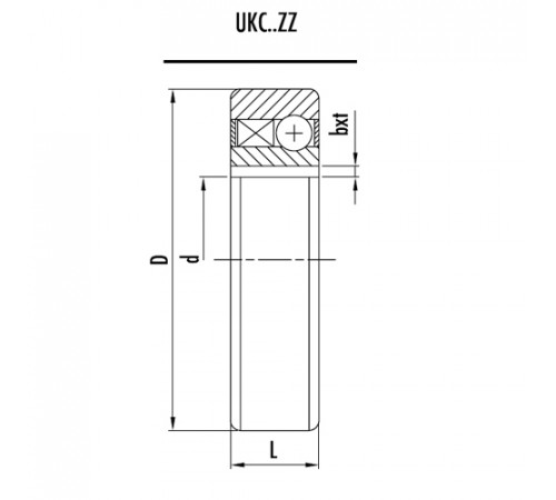 Обгонная муфта UKC20-ZZ (CSK20P) ISKRA