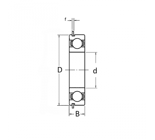 Подшипник 6409 NR SKF