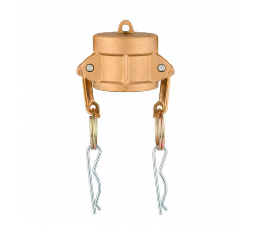 Камлок латунный тип DC, заглушка для ниппеля 1 1/2", TL150DCBR TITAN LOCK