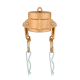 Камлок латунный тип DC, заглушка для ниппеля 1 1/2", TL150DCBR TITAN LOCK