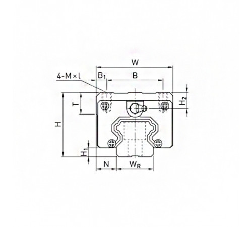 Каретка HCH30CAZAH (HGH30CAZAH) TECHNIX