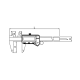 Штангенциркуль цифровой IP67 0-150мм/0,01мм (0-6"/0,0005"), 2015-1005-A Dasqua