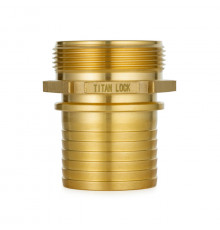 3in, штуцер с наружной резьбой под рукав, латунь, TLSM80BR TITAN LOCK