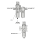 Блок подготовки воздуха AC 5010-06/10, 3/4"-1" 4000 л/мин, TLP-AC5010-06/10 TITAN LOCK