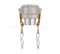 Камлок алюминиевый тип B серия "EcoLine" розетка, наруж. резьба BSP 1 1/4", TL125BAL-EL TITAN LOCK