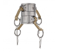Камлок алюминиевый тип DD (переходник розетка 4" х розетка 4"), TL400DDAL TITAN LOCK