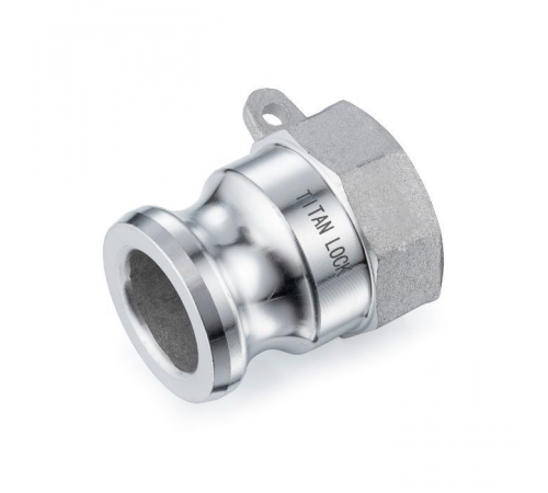 Камлок алюминиевый тип А ниппель, внутр. резьба BSP 1", TL100AAL TITAN LOCK