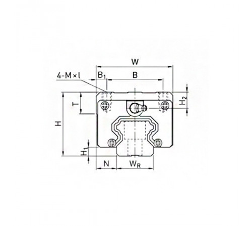 Каретка HCH20CAZAH (HGH20CAZAH) TECHNIX