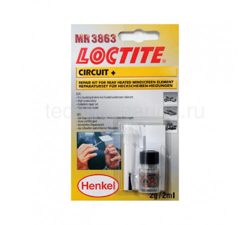 Набор для ремонта нитей обогрева заднего стекла 3863 Circuit+ Loctite