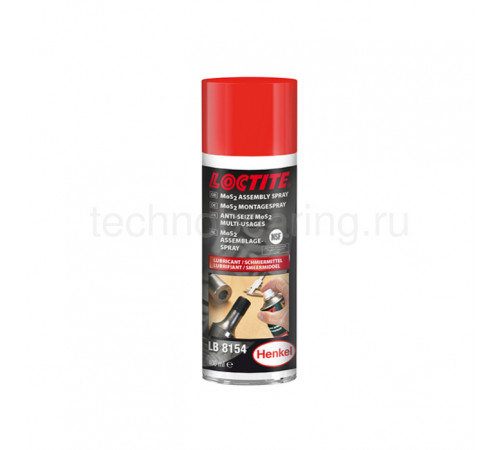 Паста молибденовая для сборочных работ, спрей, 400 мл, LB 8154 Loctite