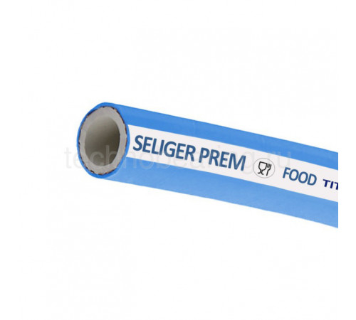 Пищевой  рукав «SELIGER-PREM», нап/всас, вн. диам. 25 мм, -40C, 10bar, EPDM, TL025SL-PR TITAN LOCK