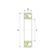 Подшипник 1307-K/C3-ACC ISB