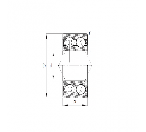 Подшипник 3210C3-ACC ISB