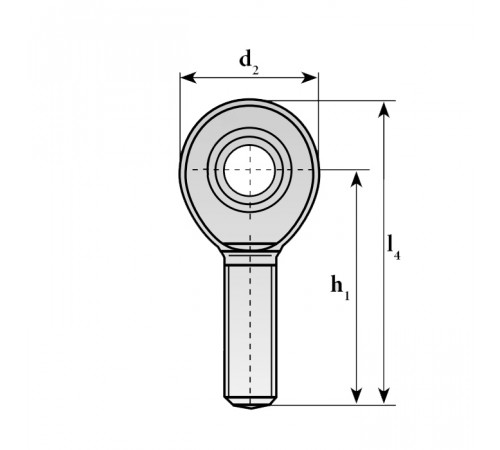 Шарнирный наконечник TSML12C (POS12ECL) TECHNIX