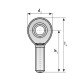 Шарнирный наконечник TSML12C (POS12ECL) TECHNIX
