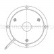 Тормоз электромагнитный дисковый DFM065-3 Corbetta