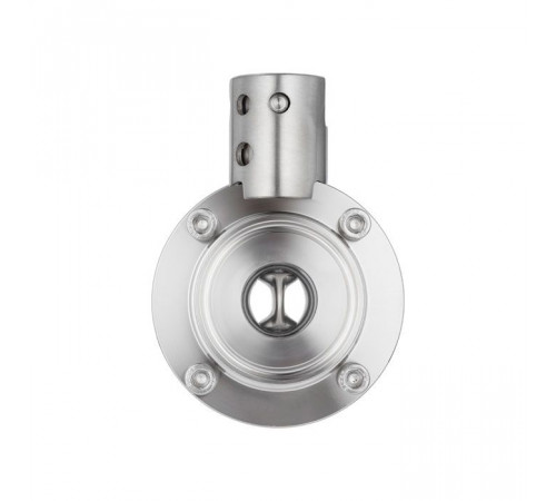 Затвор дисковый нержавеющий (AISI304) DN40, типа clamp-clamp TLSD040CLS TITAN LOCK