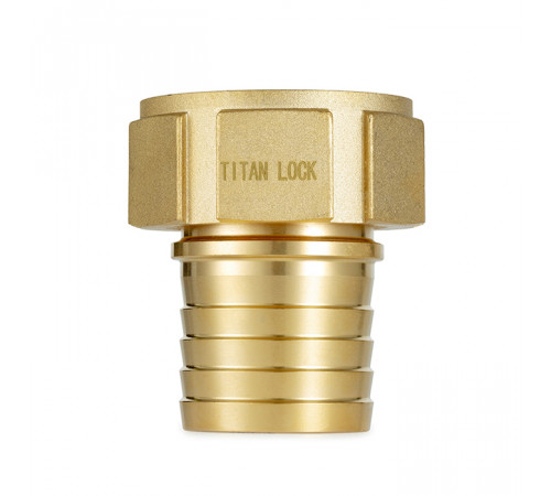 0,75in, штуцер с внутр. резьбой под рукав, латунь, TLSF19BR TITAN LOCK